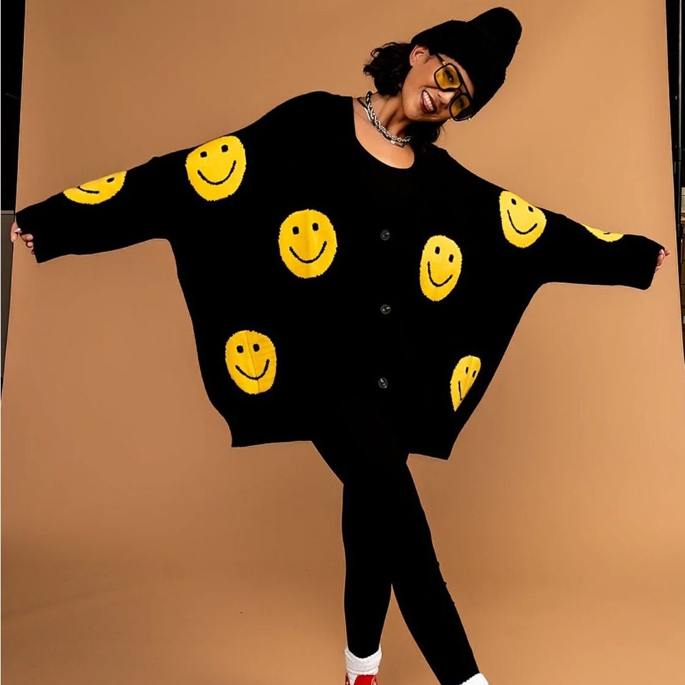 The Most Fun Oversized Cardigan
